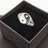 Eastern Bagua Tai Chi Stainless Steel Ring: Niche High-End Titanium Design
