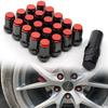 20pcs Car Wheel Rims Lug Bolts M12x1.25/1.5 Steel Anti Theft Universal Racing Wheel Nuts Fit for Nissan Toyota Mazda Auto Parts