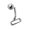 Metal Stainless Steel Anal Plug Scrotum Bondage Sperm Ring Sex Toys Slave Penis Ring BDSM
