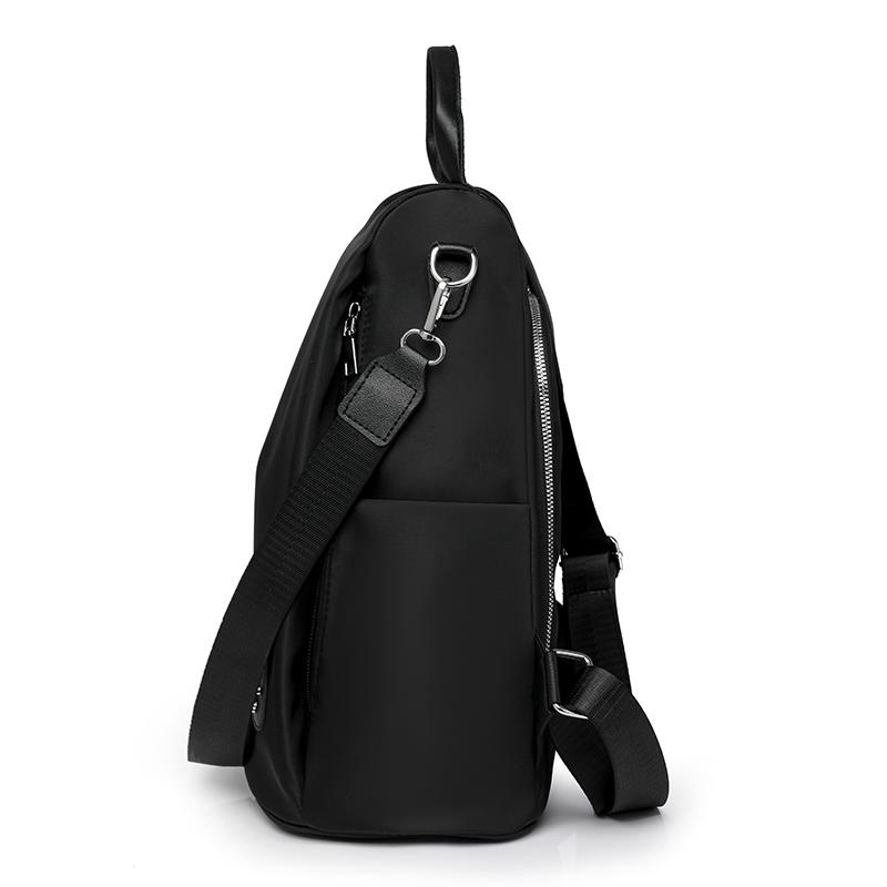 Diebstahlsicherer Rucksack Damen-Rucksack aus Nylongewebe mit großer Kapazität, leichte Umhängetasche