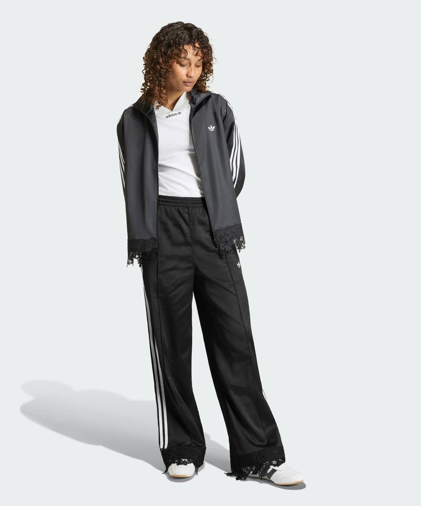 ADIDAS Satin Lace Firebird Loose Track Pants - Black / Ld1806