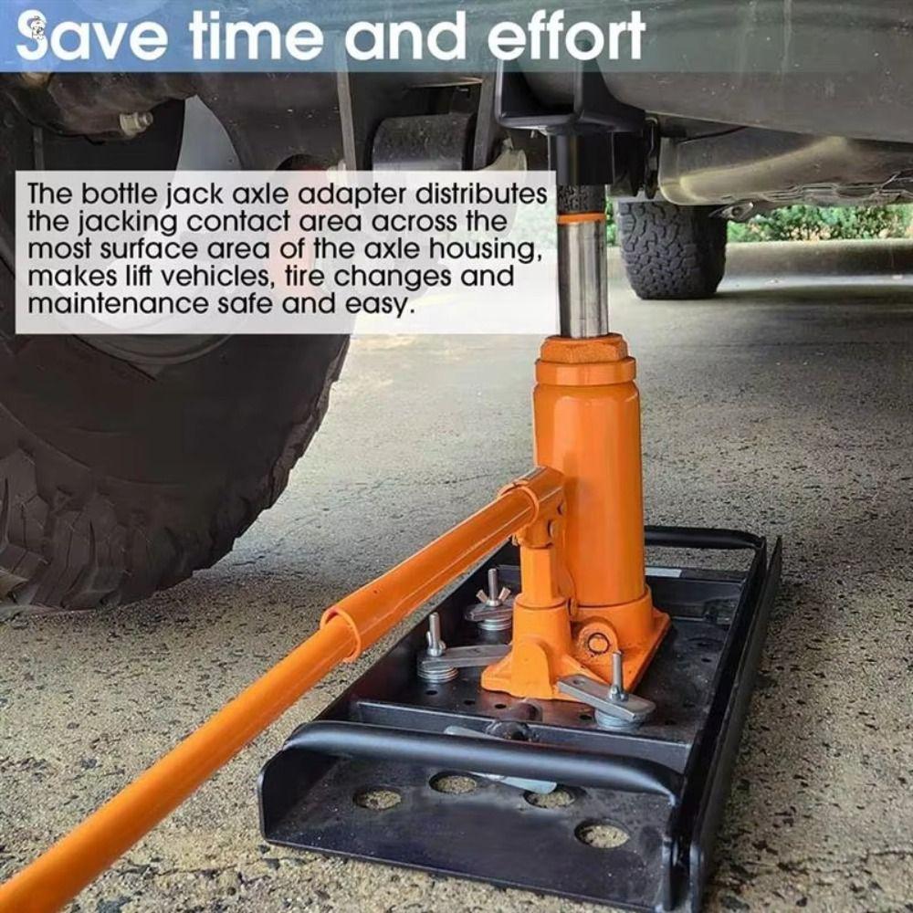 Universal Fit Axle Saddle Heavy Duty Bottle Jack Extension Bottle Jack Adapter  RV Trailer