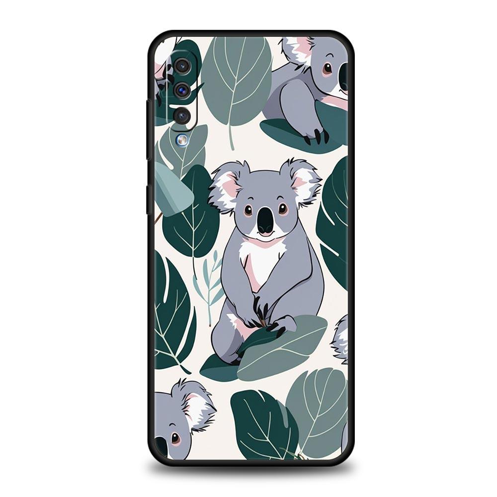 Koala Phone Case For Samsung A56 A36 A26 A24 A12 A14 A16 A50 A70 A20E A20S A10S A22 A30 A40 A34 A54 A42 A52 5G A04s A06 Cover