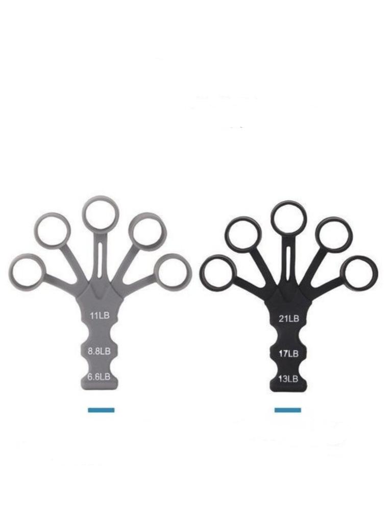 1Pcs Silicone Gripster Hand Grip Strengthener Finger Stretcher Gym Fitness Trainer Exercise Equipment For Strong Hands