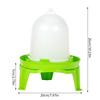 Automatic Chicken Feeder Bucket Rooster Hen Feeding Drinking Bucket Farm Animal Poultry Quail Pigeon Feeding Supplies 1Pc