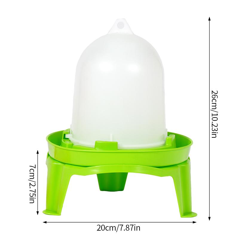 Automatic Chicken Feeder Bucket Rooster Hen Feeding Drinking Bucket Farm Animal Poultry Quail Pigeon Feeding Supplies 1Pc
