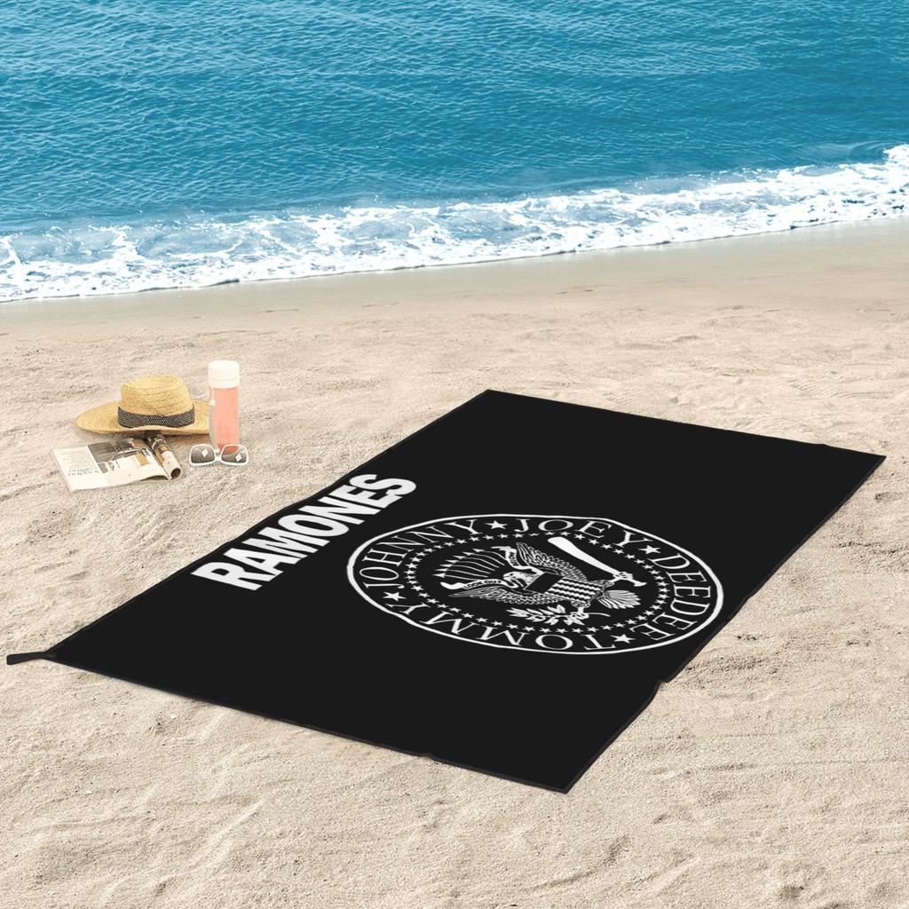 The Ramone Merch Beach Towel Soft Microfiber Quick Dry Absorbent Quick Towels For Mountain Climbing