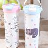 Leak-proof Insulated Cup 600ml Vacuum Flasks Water Bottle Travel Tumbler  Cold Drink