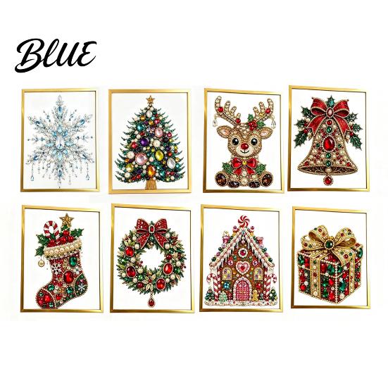 Art Craft Supplies Set DIY Jewelry Faux Pearl Painting Kit with Frame Christmas Projects for Home Leisure Crystal Gem Adults Holiday Tabletop