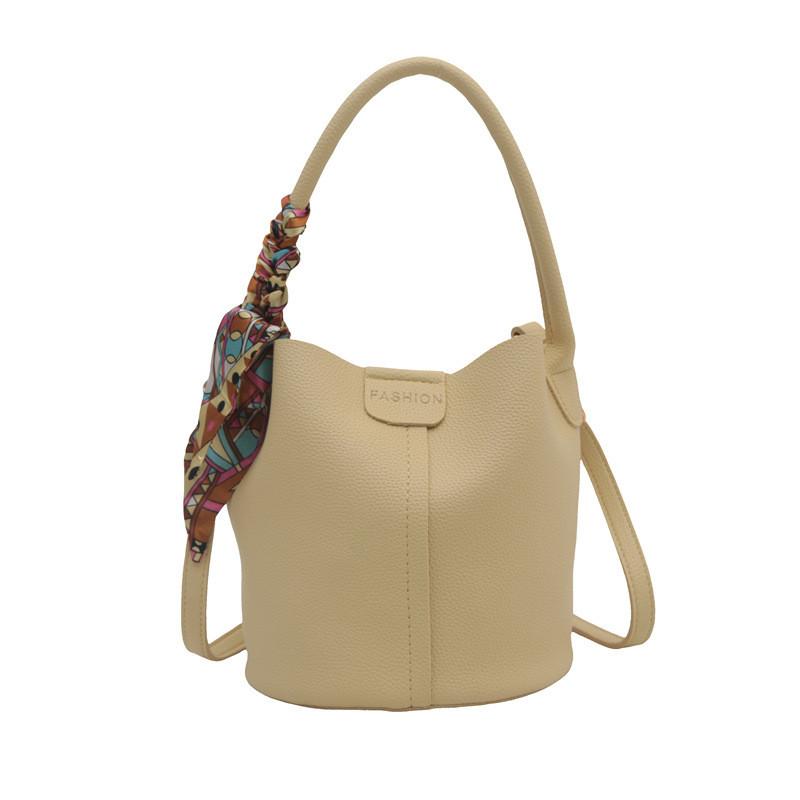 Stylish And Trendy Korean Aesthetic Bucket Bag For Women In Black Blue Yellow White