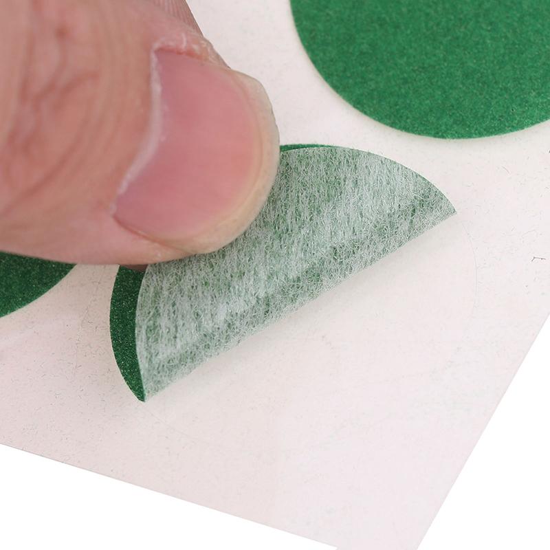 2Sheets Green Round Self Adhesive Pool Table Cloth Patch Repair Sticker Snooker Mending Patch Billiard Table Stickers Kit