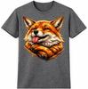 Cute Fox T Shirt Realistic Wildlife Animal Art Novelty Nature Lover Graphic Tee