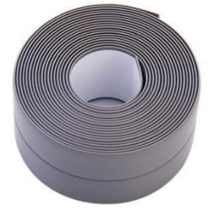 

1PC(Grey)Rolls Waterproof Sealing Strip,Bathroom Seal,PVC Self-Adhesive Caulking Tape for Kitchen,Toilet W
