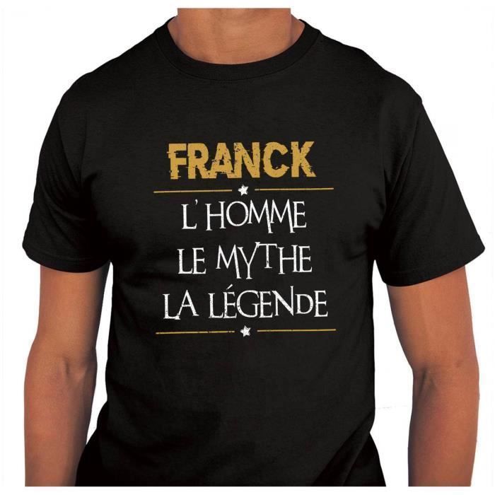 T-shirt homme - Franck - Col rond - 100% coton - Manches courtes
