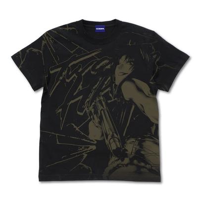Cospa Black Lagoon Levi All Print BLACK M Size T-shirt