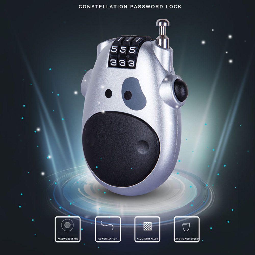 Anti-theft Motorcycle Helmet Lock Luggage Combination Lock Password Padlock Travel Accessories