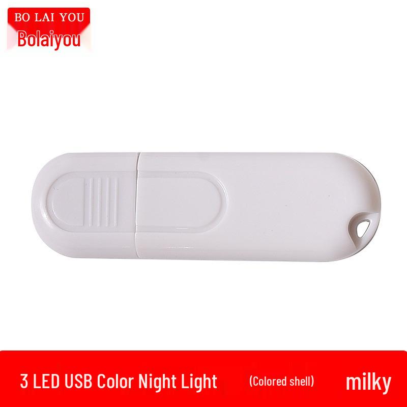 5V USB LED Night Light - Portable Flash Drive Style for Bedroom, Camping, or Stalls