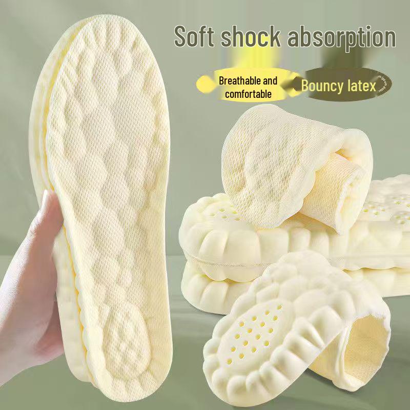 Third Gen PU Acupressure Insoles: Super Soft, Antibacterial, Deodorizing, Sweat-Absorbent & Breathable