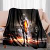 Cyberpunk Soldier  Blanket Soft Comfortable All Seasons Perfect Sofa Office Naps Trips Birthday Christmas Gift