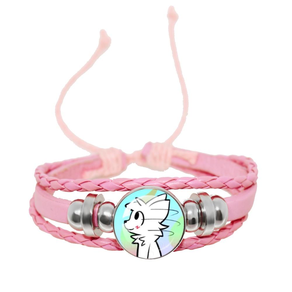 

Boykisser Cat Pink Bracelet Wove Rope Bracelet Kawaii Pink Silly Cats Funny Meme Accessories Decor Souvenir Fans Gifts