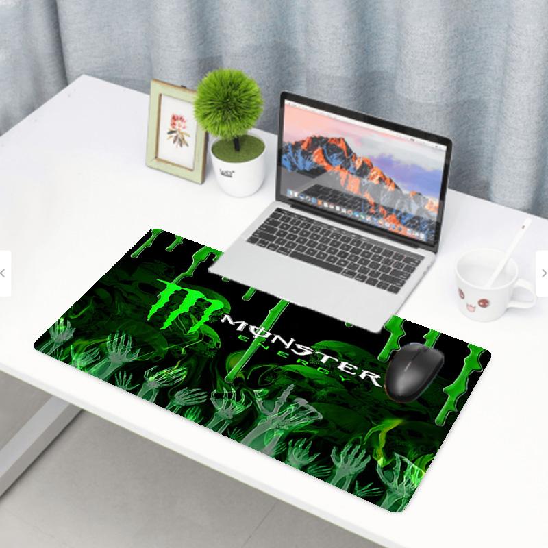 Podložka pod myš s potiskem Monster Energy, Protiskluzová podložka na plochu pro klávesnici, pro PC Laptop Herní Pracovní Denní Použití, Skvělý Festivalový Narozeninový Dárek