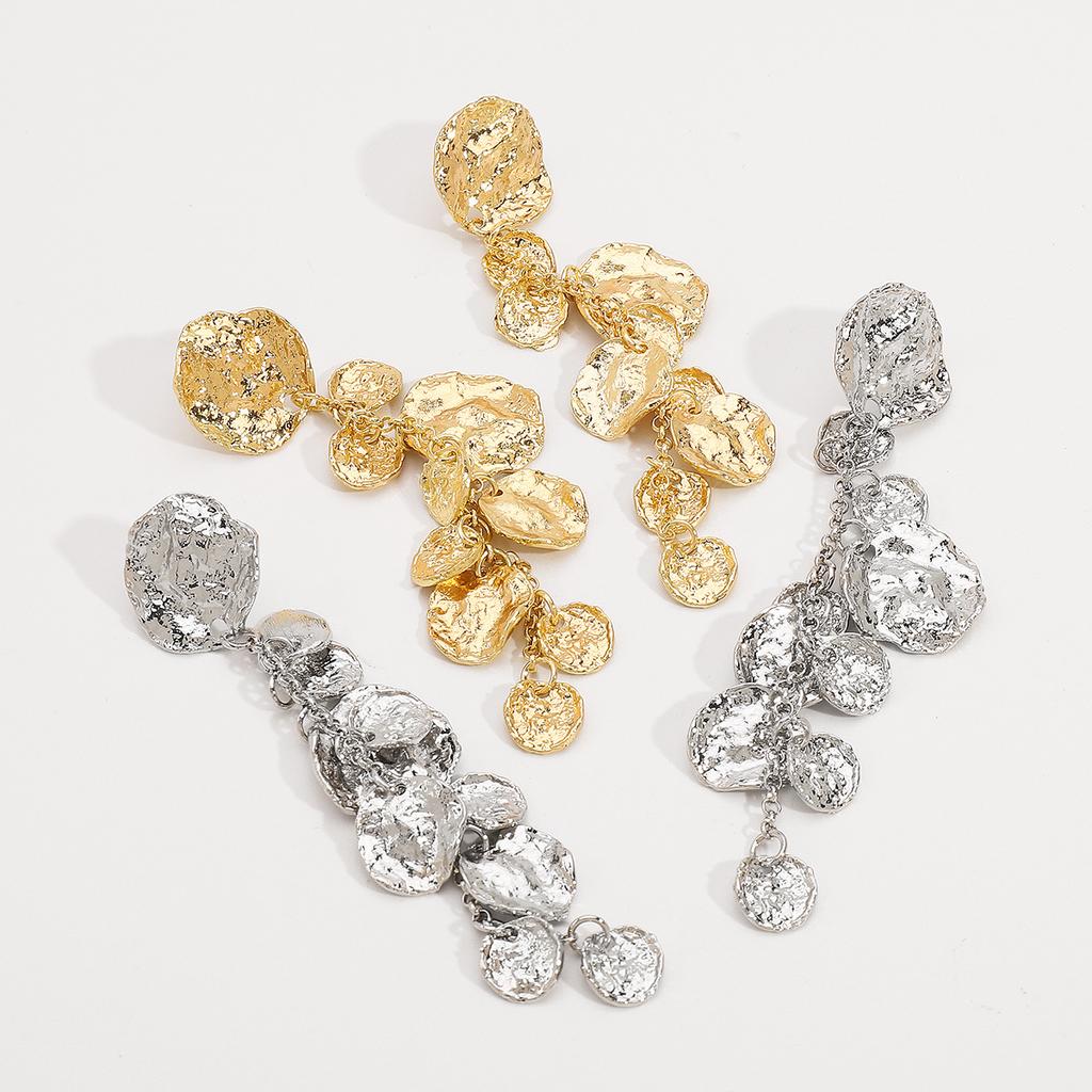 Personalisierte Retro Lange Runde Anhänger Ohrringe Personalisierte Mode Luxus Hochzeitsparty Damen Ohrringe Feiertagsschmuck Geschenk