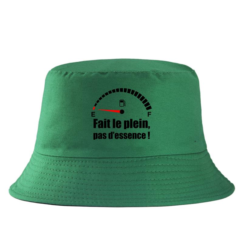 French Slogan Fait Le Plein Pas DEssence Bucket Hat Funny Gas Gauge Sun Cap Women Unisex Cotton Outdoor Summer FisherUnisex Hat Bob