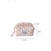 Ins Fresh Red Cherry Quilted Cosmetic Bag Fashion Small Large Toiletry Makeup Storage Bag Cute Lipstick Sanitary Napkin Case