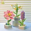 Non-Toxic Moc Flower Succulents Building Blocks Everlasting Flowerpot Bonsai Gardens Romantic Bricks Diy Potted Plants Model Kids