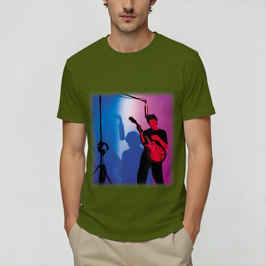 Vintage Paul McCartneys TShirts for Unisex Leisure Pure Cotton Tees Crew Neck Short Sleeve T Shirt Gift Idea Clothing