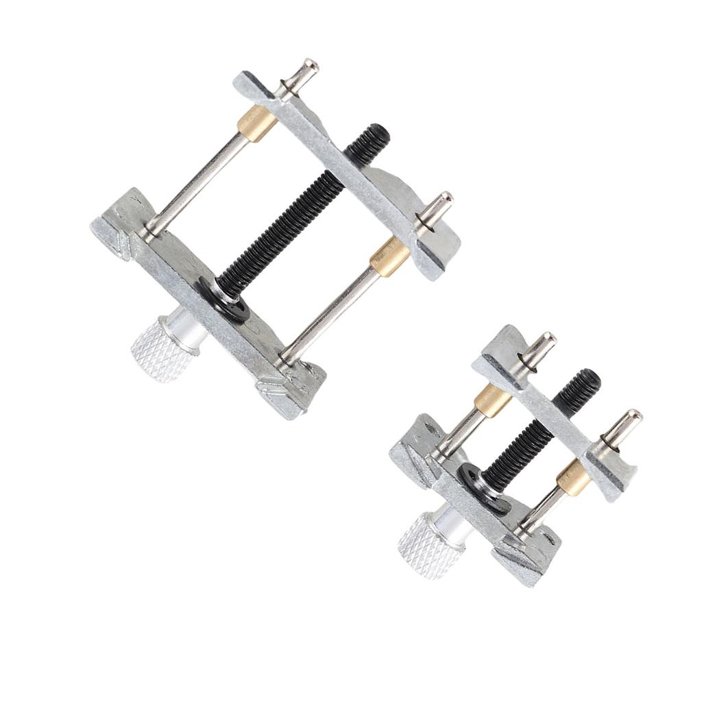2pcs Steel Professional Watch Movement Holder Base Watch Repairing Tool for Watchmakers