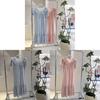 Ice Silk Sleep Dress For Women With Breathable Fabric For Home Comforts