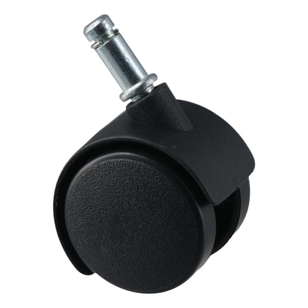 Durable Nylon Insert Rod 360 Degree Universal Caster PP Silver 1.5 Inch Swivel Casters Iron Black Furniture Pulley Worker