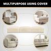 Simple Velvet Sofa Covers Super Soft Sofa Seat Cushion Covers Solid Living Room Stretch Sofa Couch Case Home Decor Washable Pets