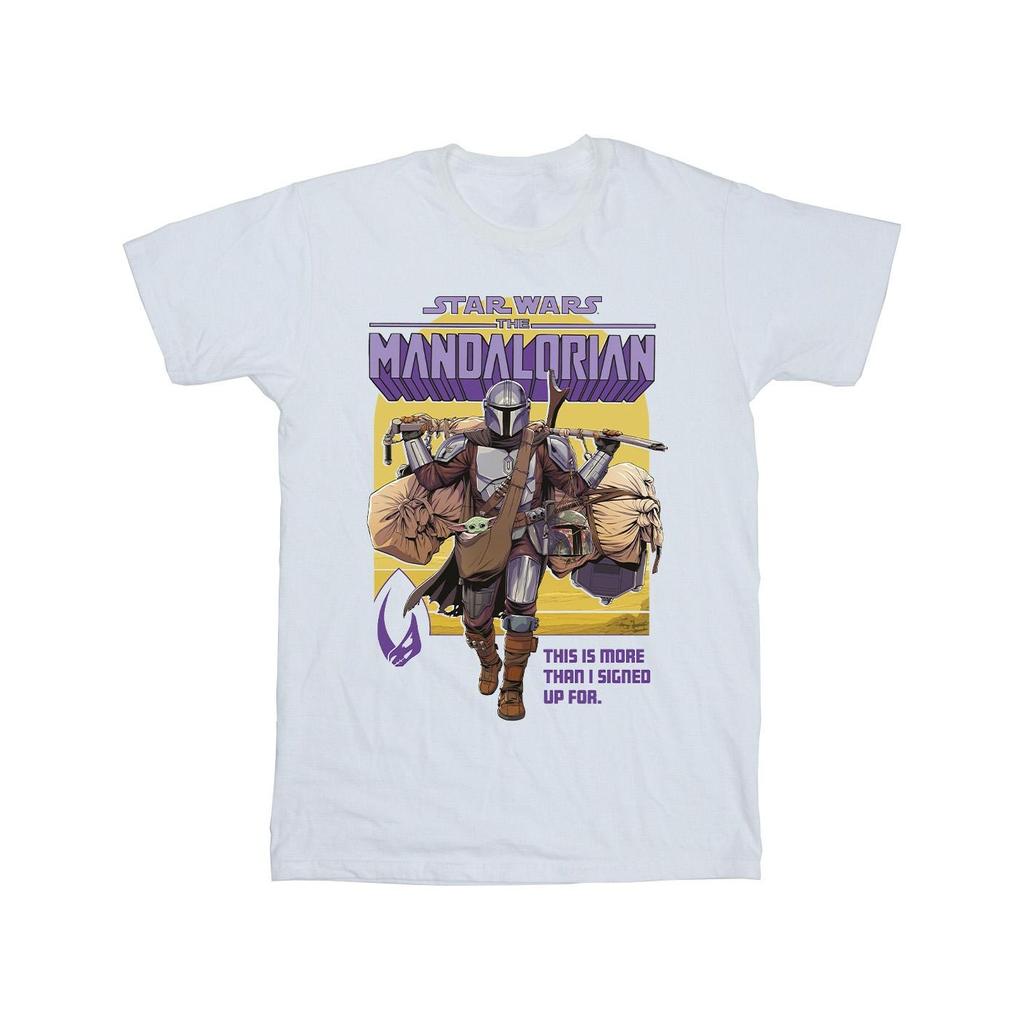 STAR WARS Mens The Mandalorian More Than I Signed Up For T-Shirt