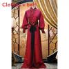 Hanfu Performance Costume With Rich Fabric And Decorative Belt For Stage And Ceremony Use