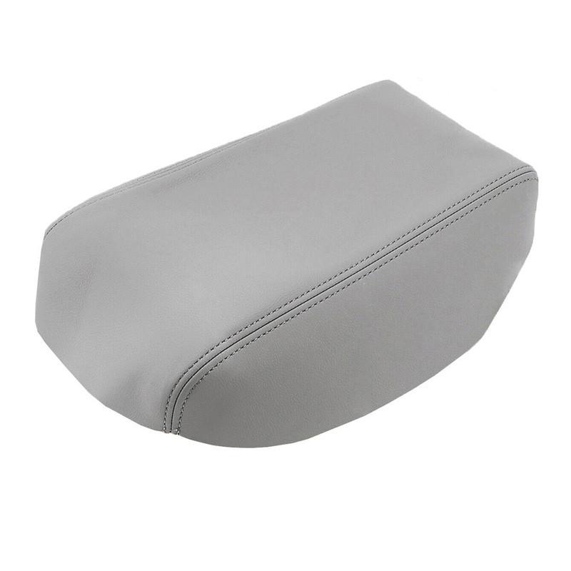 Microfiber Leather Car Console Armrest Lid Cover Trim Fit for Toyota Highlander 2008-2013