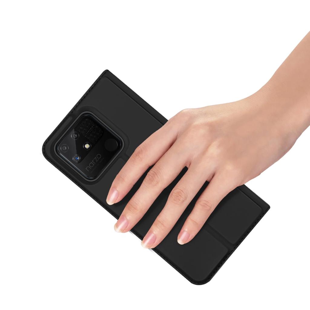 Dux Ducis Skin Pro Flap Case Cover Realme Narzo 50A Black