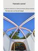 Spacious Waterproof Outdoor Tent with Two Bedrooms and Living Room, Accommodating 4-12 People for Family Camping