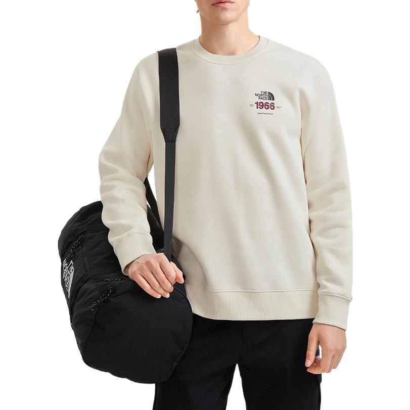 The North Face Sweatshirts Unisex Ecru Crew Neck Moderate Regular NF0A83OZ-N3N