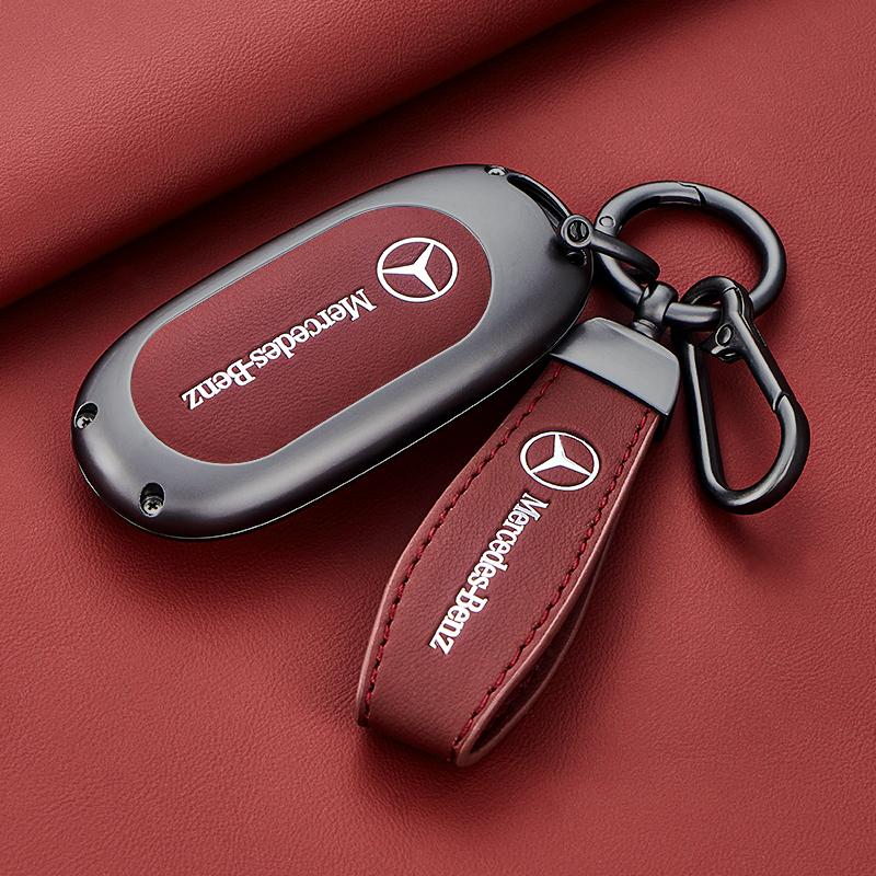 Key Fob Cover for Mercedes Benz EQS450 2024, Key Fob Case for Benz EQE350 S580 C300 C-ClassSmart key accessories ZK9