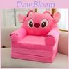 Stitch Cartoon Faltbares Babysofabett Für Kinder Kinderzimmer Lese-Spielbereich