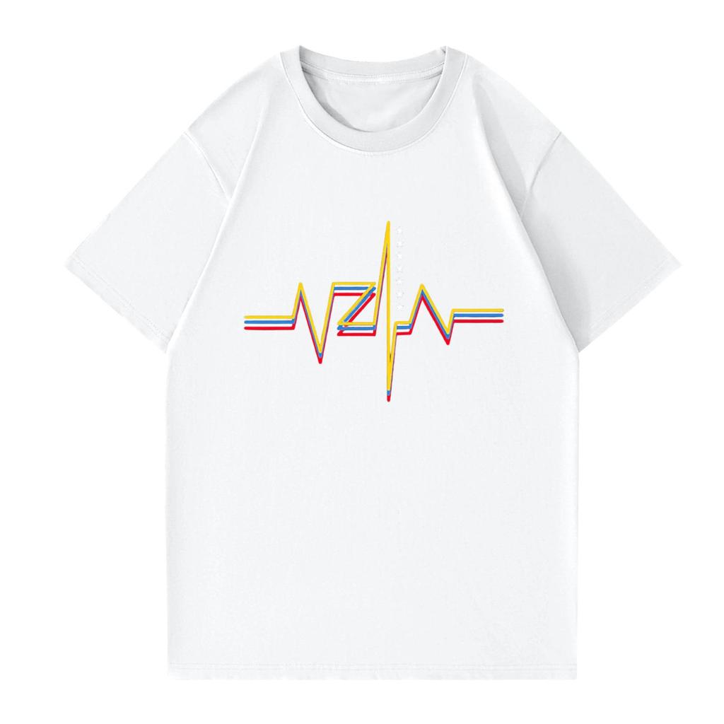 Modisches rundhalsiges lässiges bedrucktes kurzärmeliges T-Shirt Top für Damen und Herren