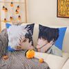 Anime The Summer Hikaru Died-D Pillow Case Silky Short Plush With Invisible Zipper Dustproof Sofa Cushion Cover For Home Decor