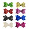 Double-Layer Glitter Bow Hair Clip - European & American Style