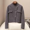 2026 Damen Kurzmantel aus Wollmischung im koreanischen Stil