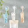 Plastic Suction Mount Clips For Kitchen And Office Storage Small Organizer Item
