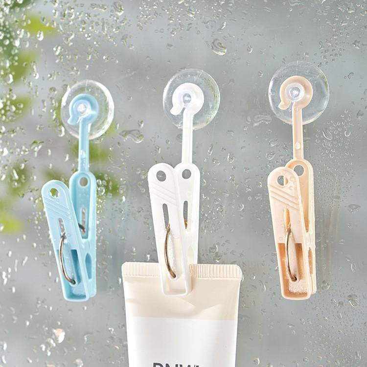 Plastic Suction Mount Clips For Kitchen And Office Storage Small Organizer Item