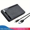 2.5" HDD Enclosure SATA To USB 2.0 3.0 Type C External Mobile Hard Drive Case For Laptop PC 5Gbps Speed Enclosure Storage Case