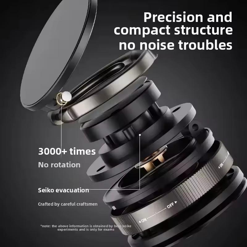 Xiaomi Car Phone Magnetic Stand Mechanical Vacuum Suction Cup Rotate 360° Magnetic Adsorption Bracket Navigation Universal Holder